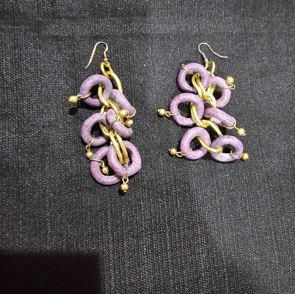 Vintage statement earrings